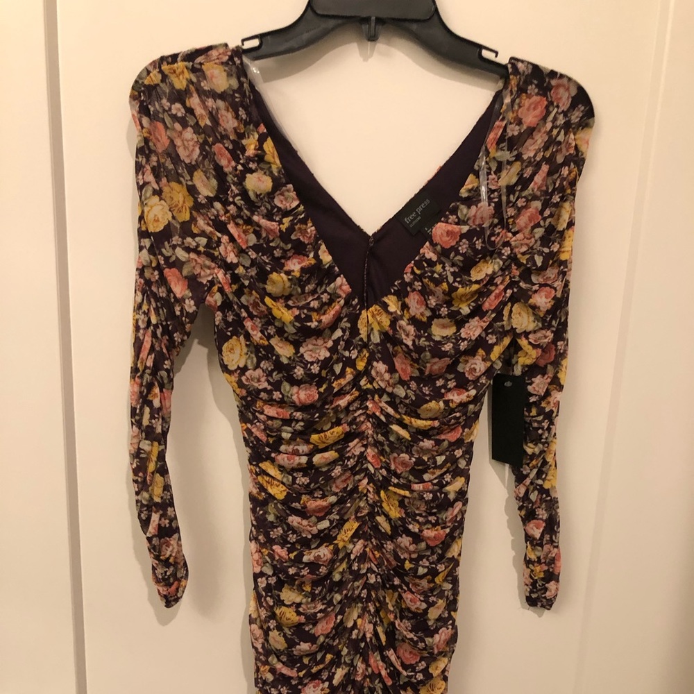 Ruched mini dress